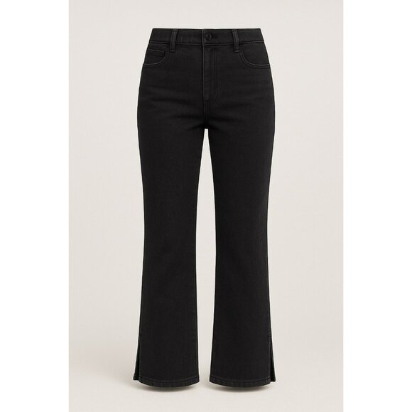 We The Free High-Rise Distressed Hem Bootcut Jeans Womens 28 Black - Picture 2 of 14